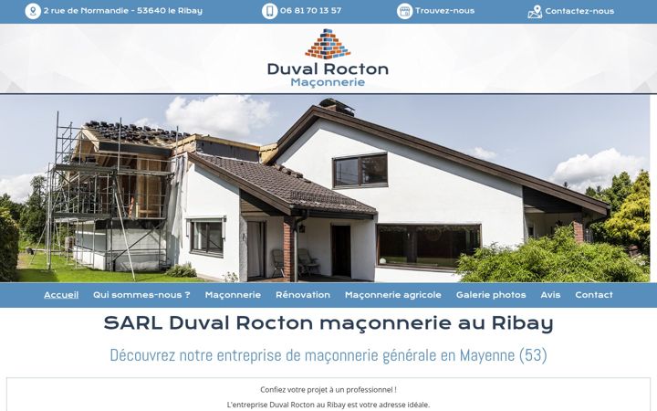 Screenshot von duval-maconnerie.fr
