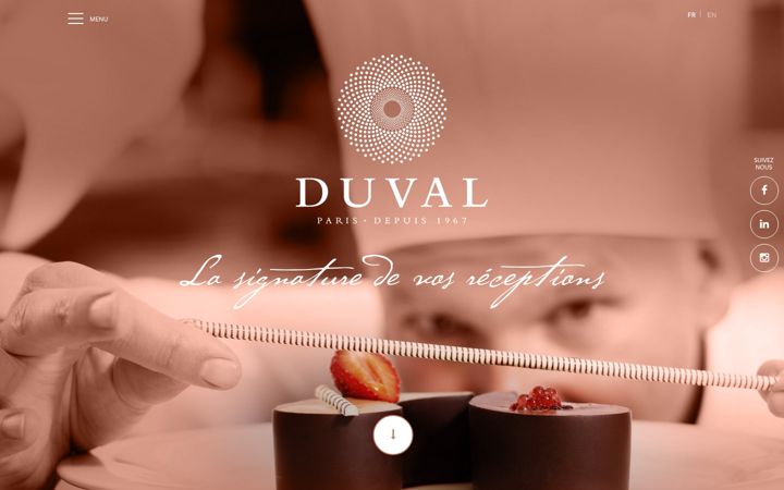 Captura de ecrã de duval-paris.com