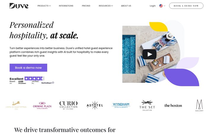 Screenshot di duve.com