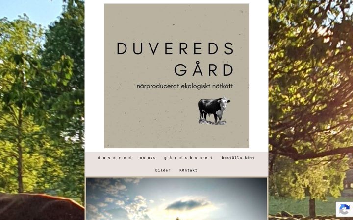 Zrzut ekranu duveredsgard.se