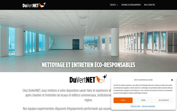 Snímek obrazovky duvertnet.net