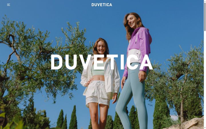 Skærmbillede af duvetica.it