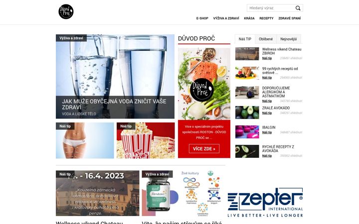 Screenshot ta' duvodproc.cz
