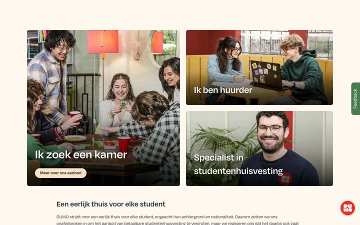 Screenshot di duwo.nl