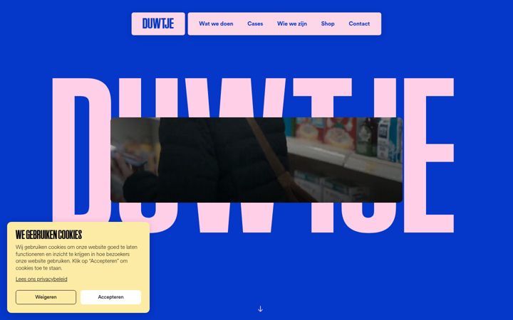 Screenshot of duwtje.com