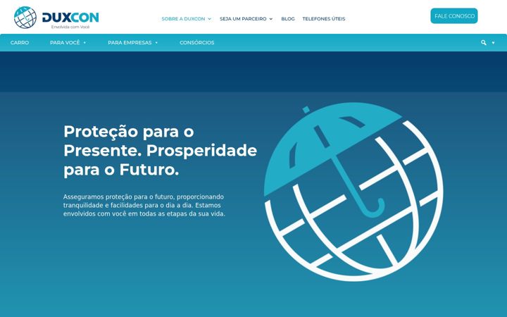 Screenshot ta' duxcon.com.br