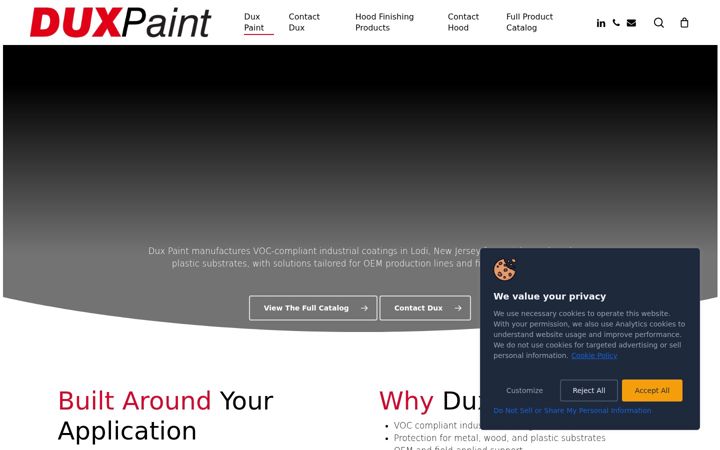 Screenshot of duxpaint.com