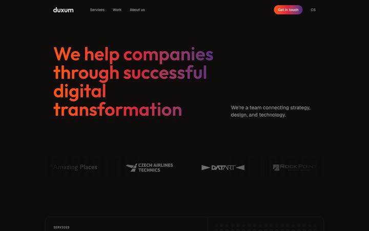 Screenshot of duxum.com