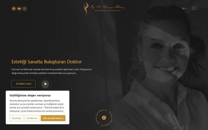 Екранна снимка на duyguaksoy.com.tr