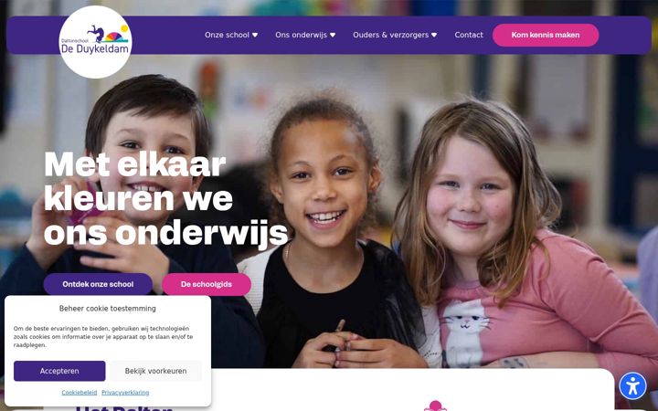 Screenshot di duykeldam.nl