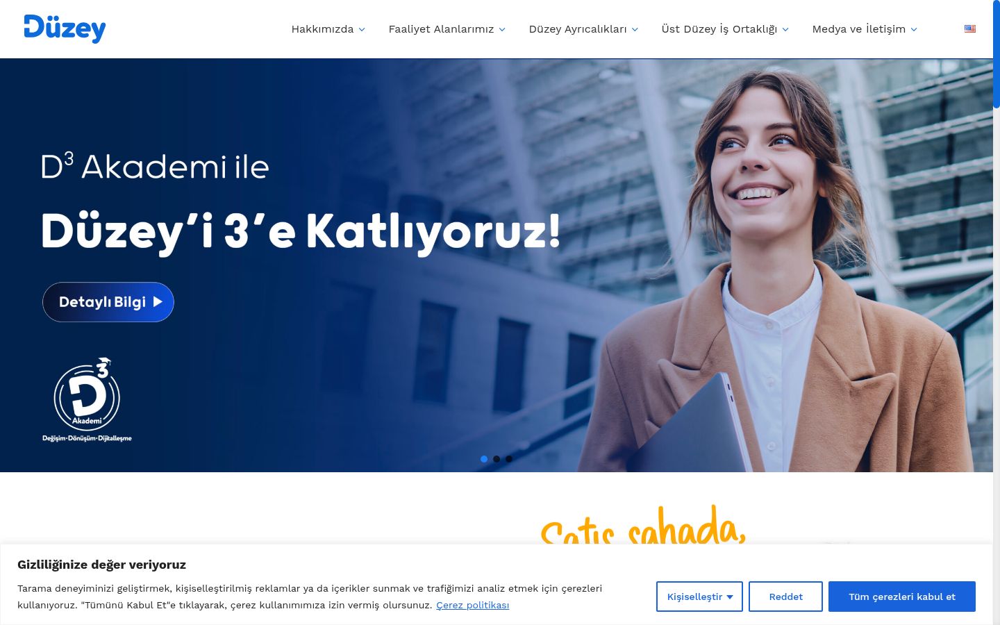 Képernyőkép a bármilyen interakció előtt megjelenő hozzájárulási bannerről