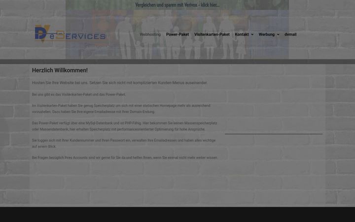 Screenshot of dv-eservices.de