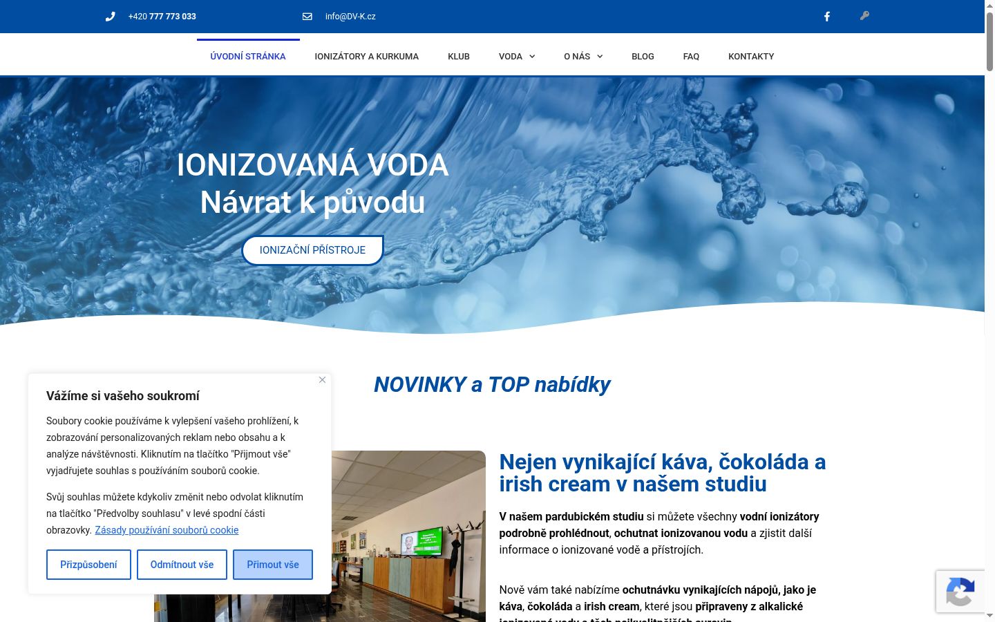 Screenshot tal-banner tal-kunsens muri qabel kwalunkwe interazzjoni