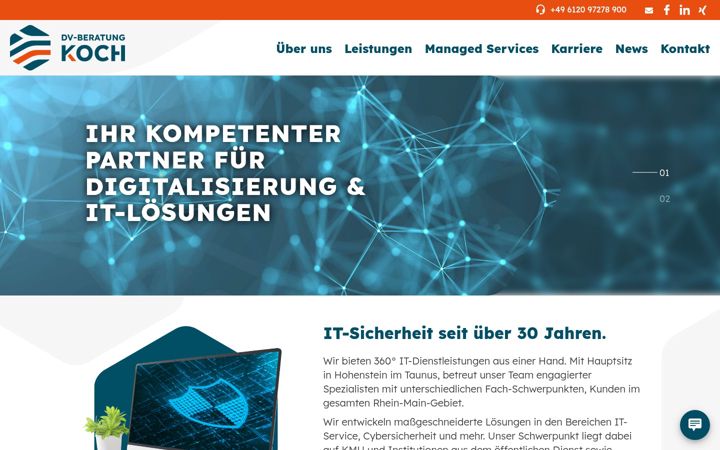 Screenshot of dv-koch.de