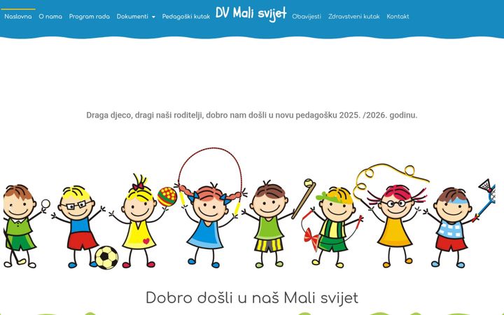 Screenshot of dv-malisvijet.hr