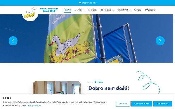 Screenshot of dv-racici.hr