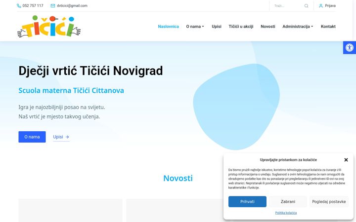 Screenshot of dv-ticici.hr