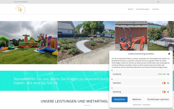 Screenshot of dv-vd.de