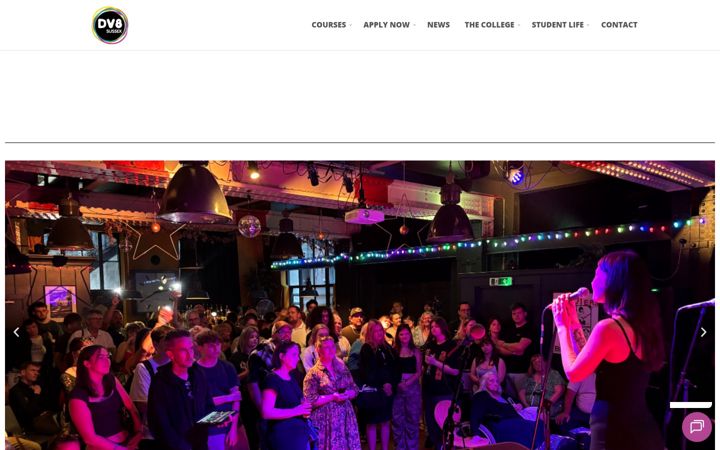 Screenshot of dv8sussex.com