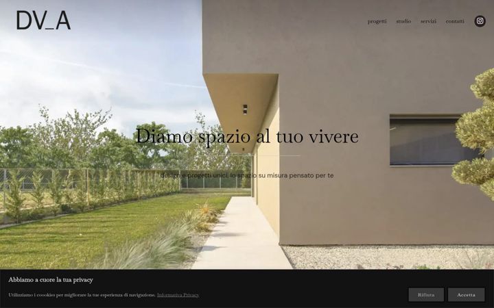 Skærmbillede af dvarchitettura.it
