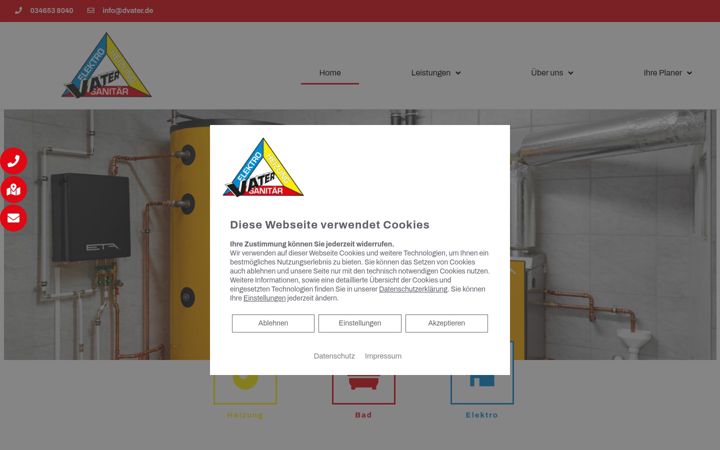 Screenshot of dvater.de