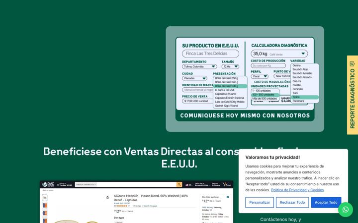 Screenshot of dvc-export.com