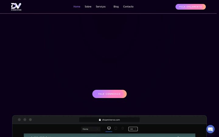 Screenshot of dvcodeweb.com