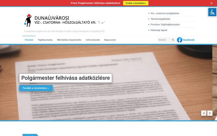 Skjermbilde av dvcsh.hu