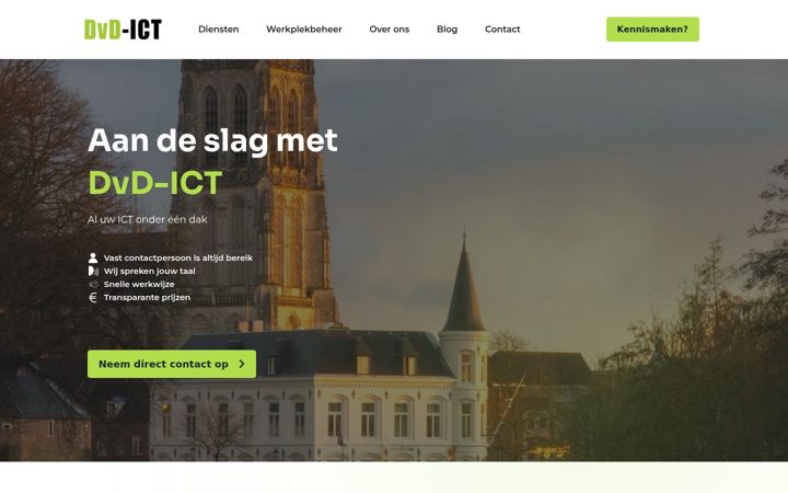 Screenshot di dvd-ict.nl