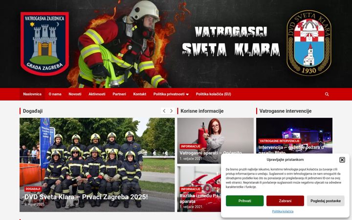 Screenshot of dvd-svetaklara.hr