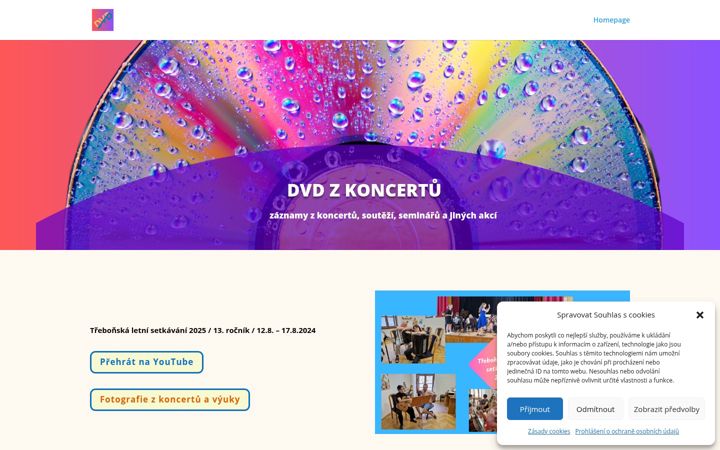 Screenshot ta' dvdzkoncertu.cz