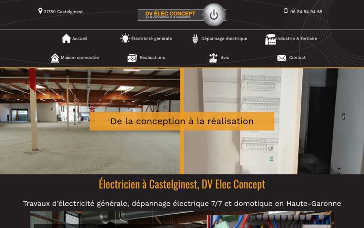 Screenshot of dvelec.fr