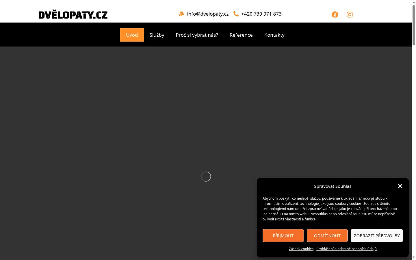 Screenshot tal-banner tal-kunsens muri qabel kwalunkwe interazzjoni