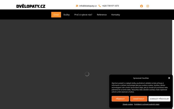 Screenshot di dvelopaty.cz