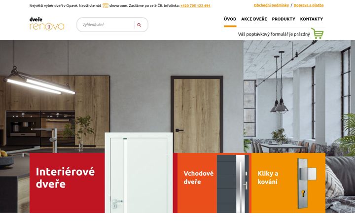 Screenshot di dvere-renova.cz