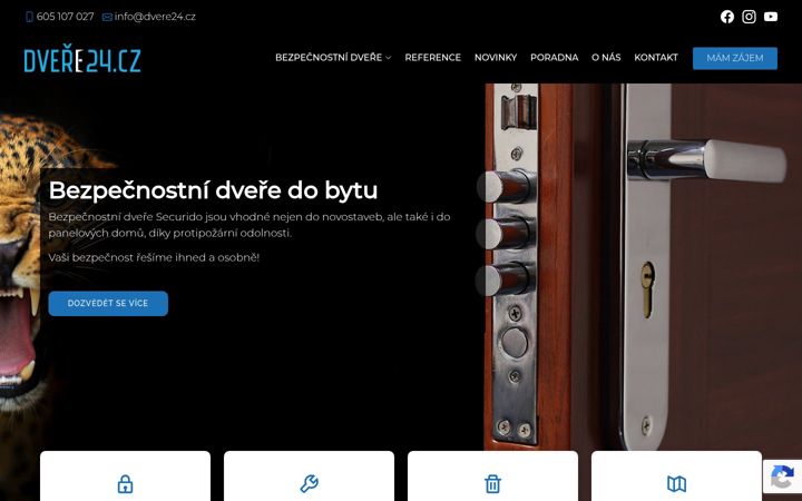 Screenshot di dvere24.cz