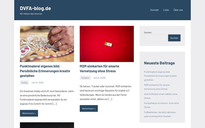 Screenshot of dvfa-blog.de