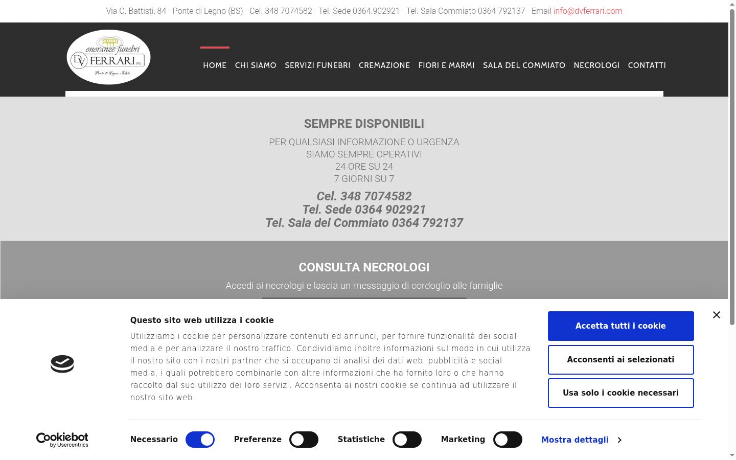 Screenshot tal-banner tal-kunsens muri qabel kwalunkwe interazzjoni