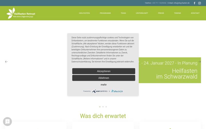 Screenshot of dvg-fasten.de