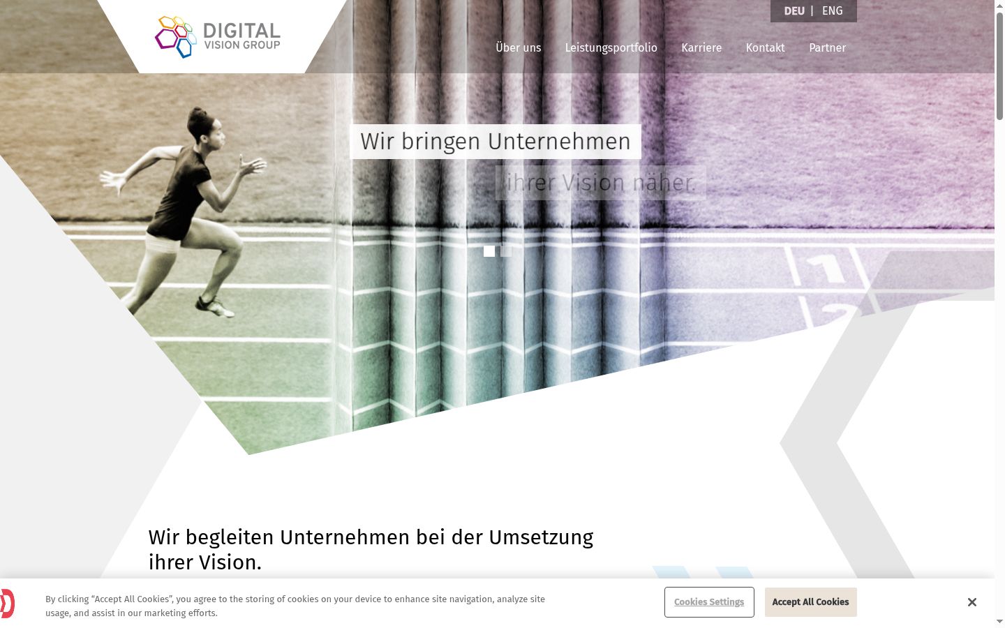 Screenshot tal-banner tal-kunsens muri qabel kwalunkwe interazzjoni