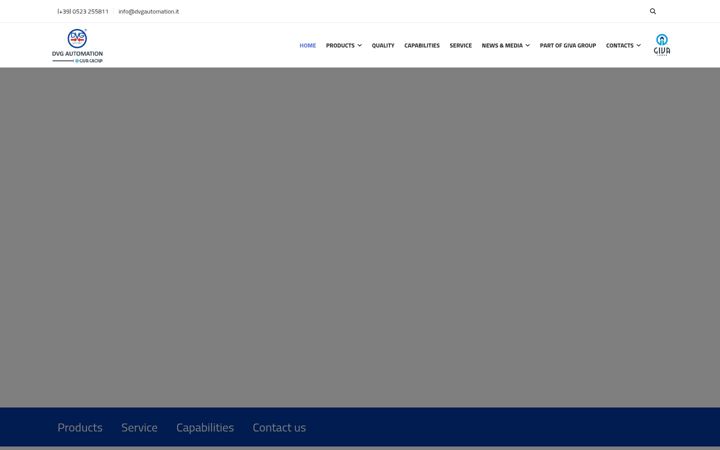 Screenshot of dvgautomation.com