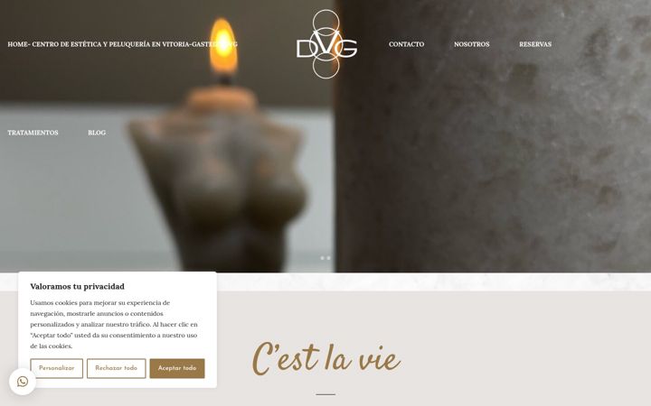 Screenshot of dvgestetic.com