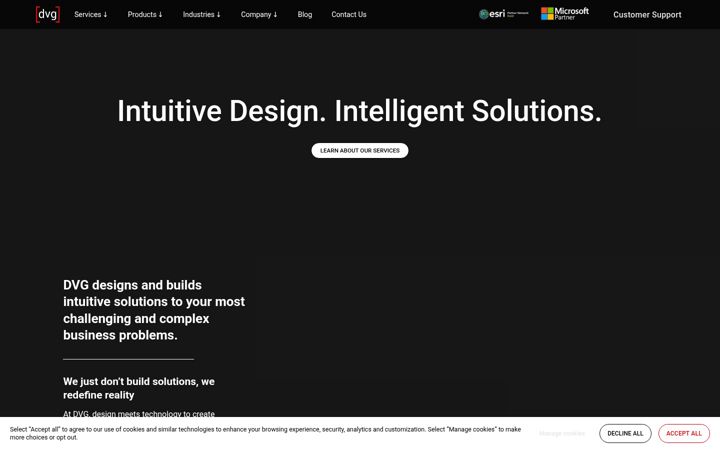 Screenshot of dvginteractive.com