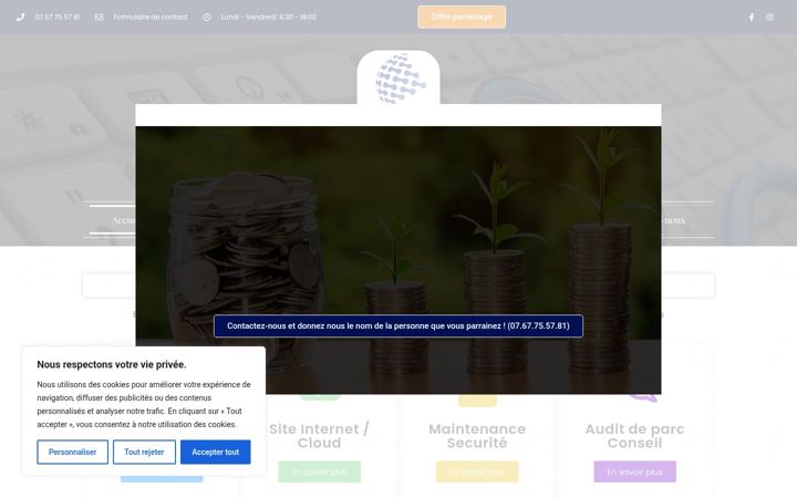 Screenshot of dvh-informatique.fr