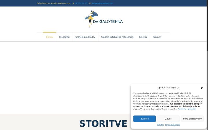 Ekrano kopija dvigalotehna.si