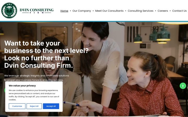 Screenshot of dvin.com