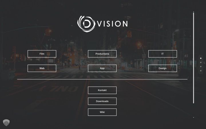 Captură de ecran a dvision.org