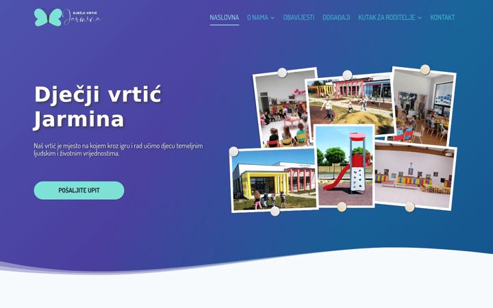 Screenshot of dvjarmina.hr