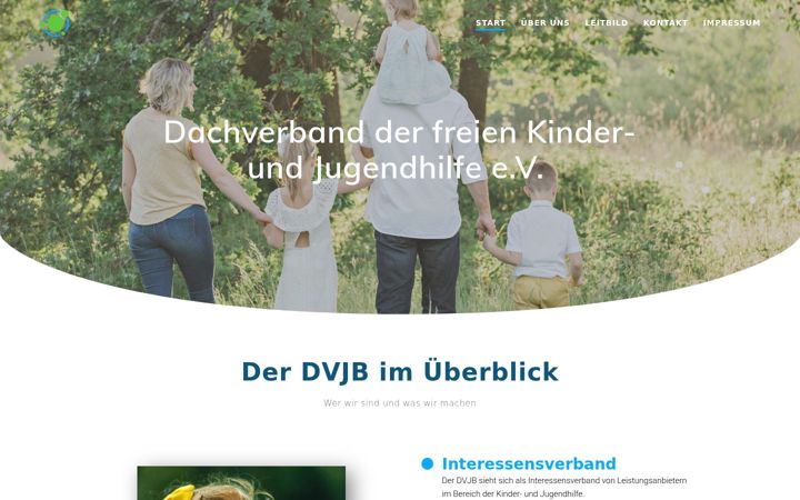 Screenshot of dvjb.de