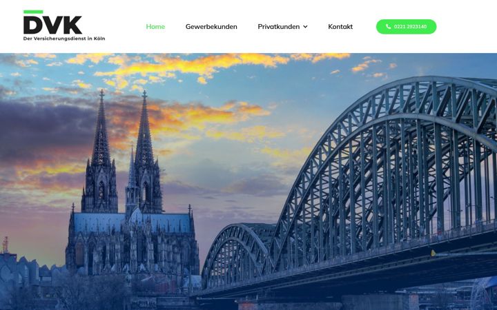Screenshot of dvk-versicherungsdienst.de